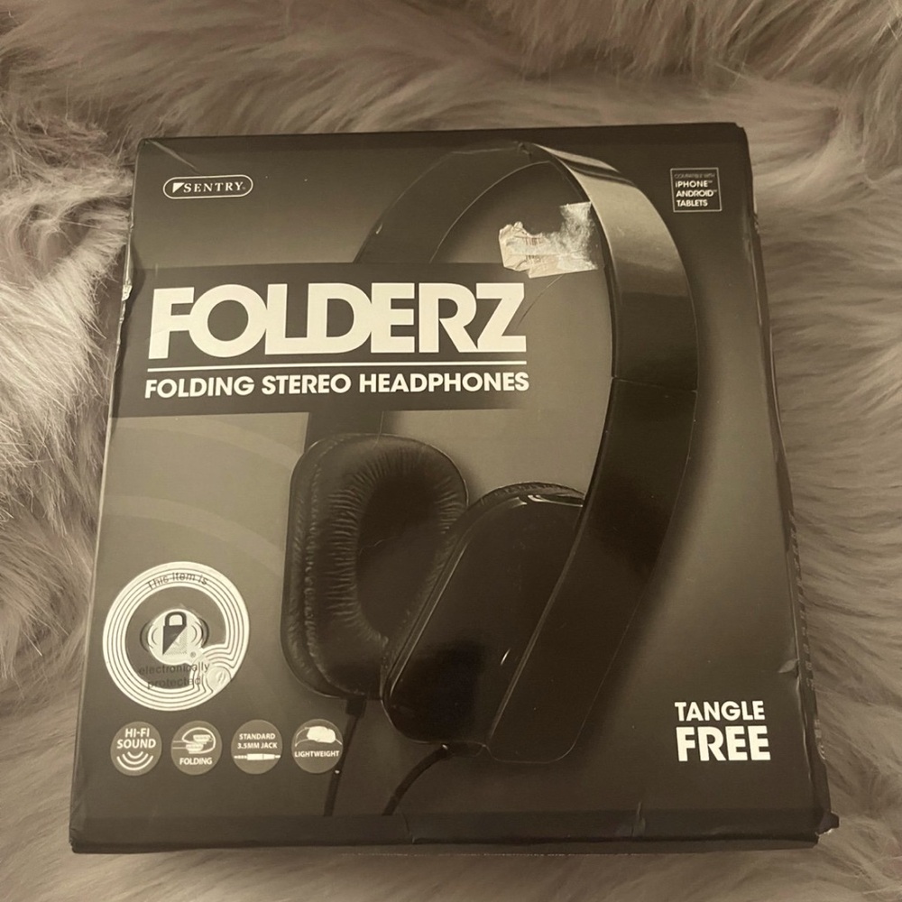 Folders Folding Stereo Headphones: perfect with IPHONE, ANDROID & TABLETS